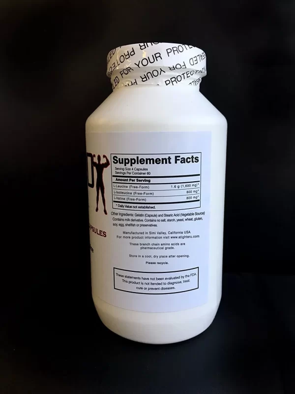 Supplement Facts for Hollywood Supps Branched Chain Amino Acids